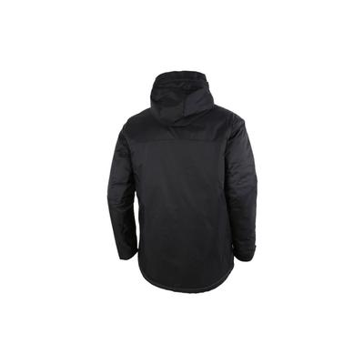 Fleece Lined Thermal Logo Windproof Casual Sports Hooded Puffer Jacket Winter Men's Black 657747-03