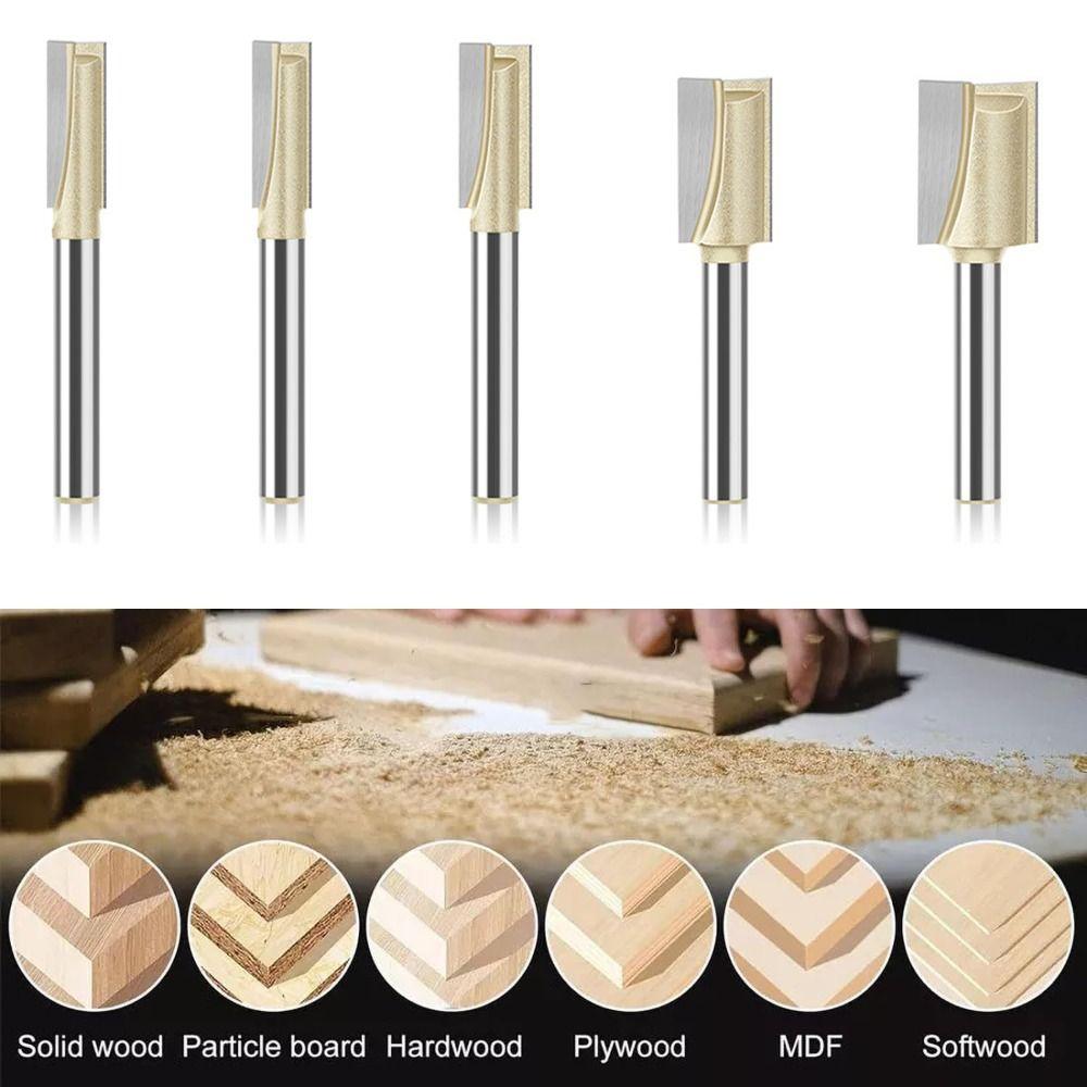 Accessories Universal Flush Trim Bits Professional Top Bearing Flush Trim Router Woodworking Coating Trim Router Bits