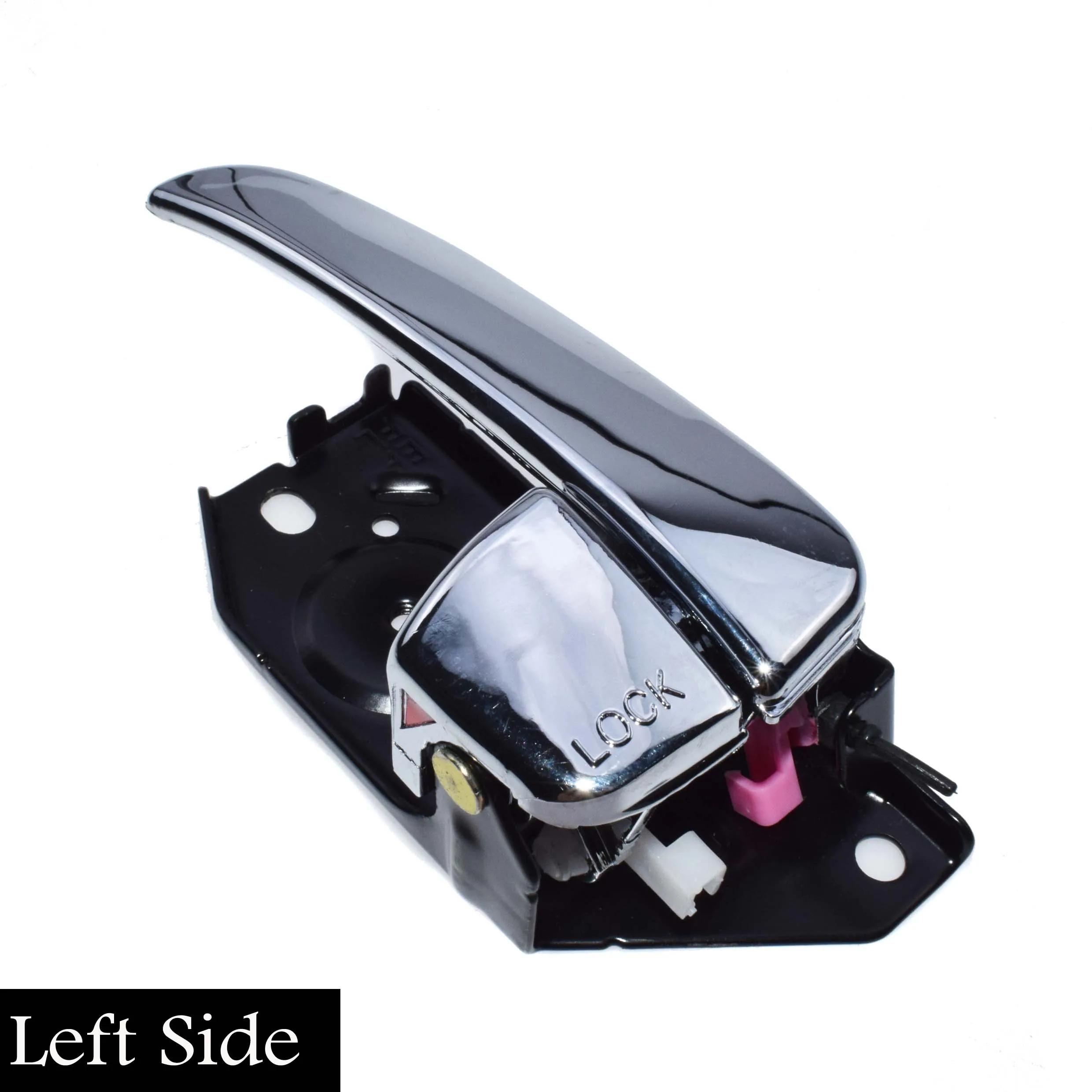

1/2/4 Pcs Chrome ide Interior Door Handle For Hyundai Sonata 2001 2002 2003 2004 2005 2.4L 2.7L Front , Rear Left or Right Front or Rear Left