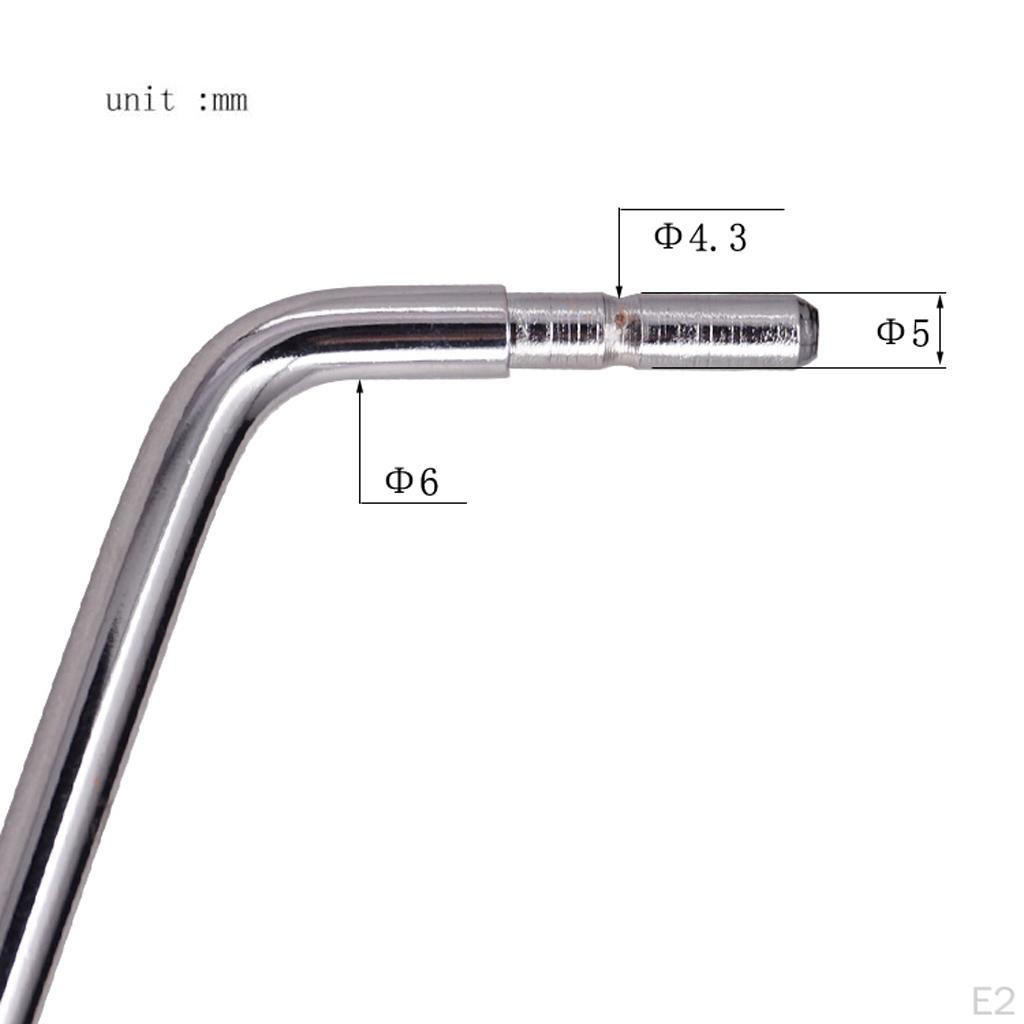 1 stk 5,0 mm Gitar Tilbehør Tremoloarm Whammy Bar For Bro System