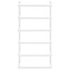 Vidaxl Towel Rack, White, 24X12X48 Cm, Steel