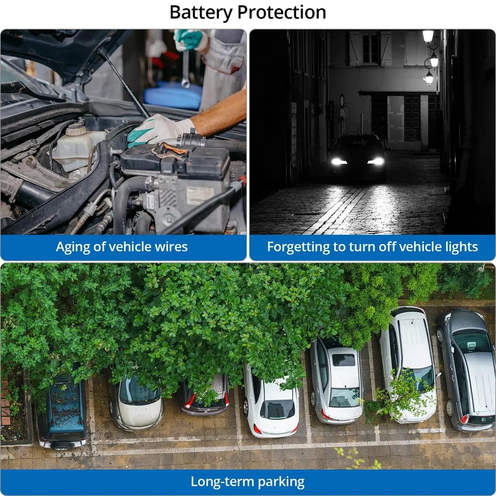 240A Kill Switch 12V Remote Battery Disconnect Switch with Led Voltage Display Automatic Power Shut Off Switch For Auto Battery