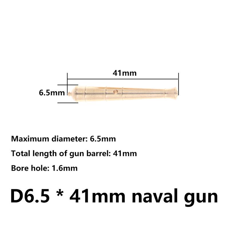 Ancient Ship Model Accessories High Quality Cnc Brass Cannons Sailboat Guns Fittings 4 Sizes Ship Model Ship Guns