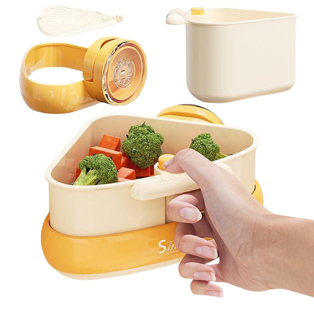 1-2PCS Suction Cup Sink Drain Basket Household Fruit Washing Filter Basket Kitchen Triangular Sink Strainer For Food Waste