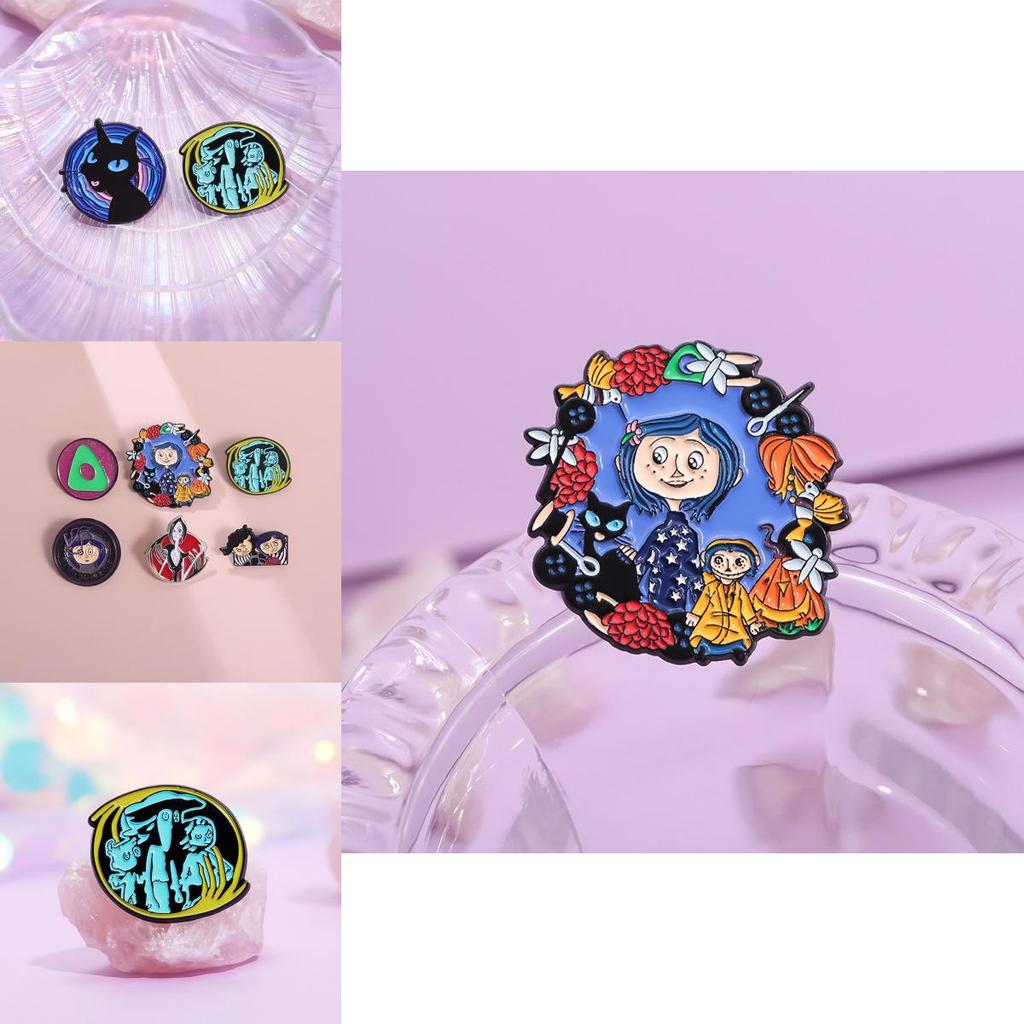 Einzigartiges Cartoon-Charakter-Design Legierungsbrosche für Sammler und Modebegeisterte