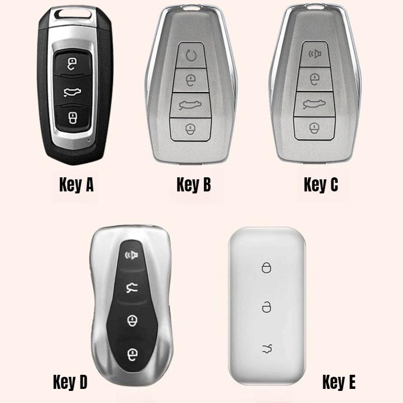 For Geely Emgrand Monjaro Xingyue L Boyue Binyue Binrui Vision X6X Leather Car Key Case Fob Cover Auto Key Protector Accessories