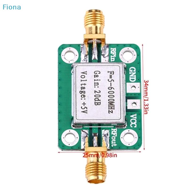 RF Medium Power Amplifier SPF5189 LNA For 50-4000MHz/5-6000MHz Gain Range From 0.6dB To 20dB Shielded Board Configuration