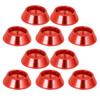 10pcs Aluminum Alloy Screw Shim Upgrade Spare Parts Fit for MND90 MN99 MN91 FJ45(Red )