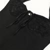 Women's Autumn/winter Lace Splicing Long Sleeve Sexy Slit Slim Dress Dress