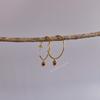 Genuine Garnet Earrings , 14k Gold Handmade Earrings For Women , Garnet Drop Earrings , Healing Gemstone Earrings , Unique Gifts Idea
