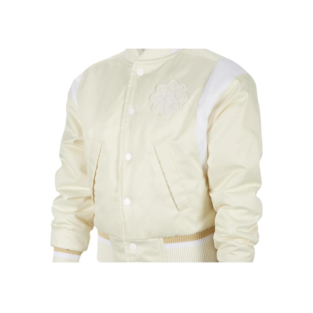 Nike Culture Of Basketball Therma-FIT Double-Breasted Stand Collar Loose Jacket Kids Jackets Coconut-Milk FJ6045-113