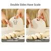 Silicone Dough Knife Multifunctional Dough Scraper With Scale Pastry Cutters Kitchen Utensil Cake Spatula Baking Tool