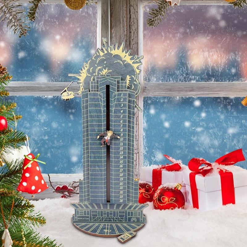 Christmas Die Hard Advent Calendar 24 Days Countdown Hans Gruber Falling Dauntless Man Christmas Gifts Party Centerpieces Decor