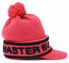 Unisex Brimmed Knit Cap and Brand Golf Hat FR [Master Bunny] (with Pom-Pom Logo) / / 758-5187003 090_Pink