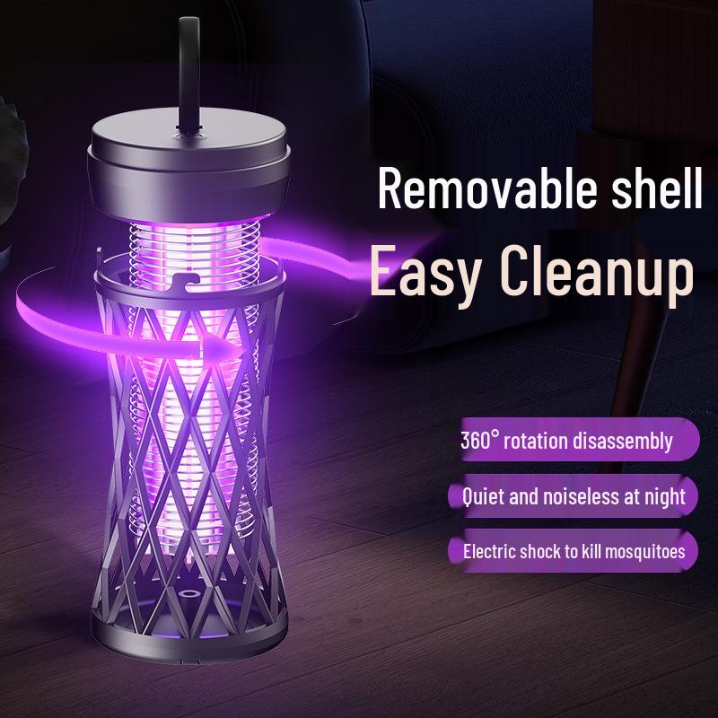 USB Rechargeable Mosquito Killer Lamp: Electric Shock, Portable Repellent for Outdoor and Indoor Use