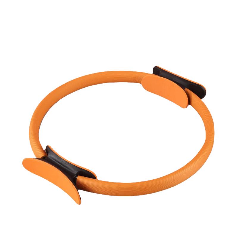 **Pilates Ring Yoga Thigh Toner: Multifunctional Leg & Waist Trimmer with Crescent Handles**