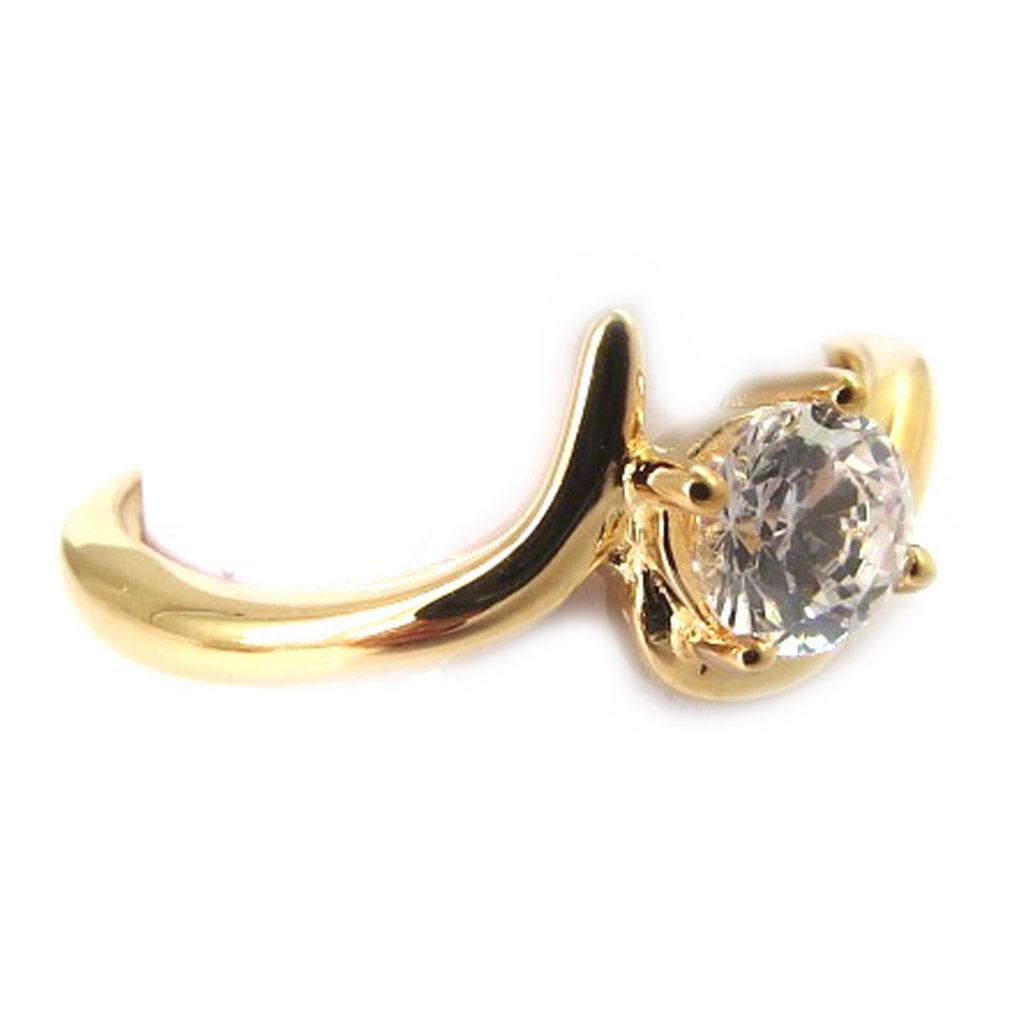 Guldpläterad ring 'Câlin'