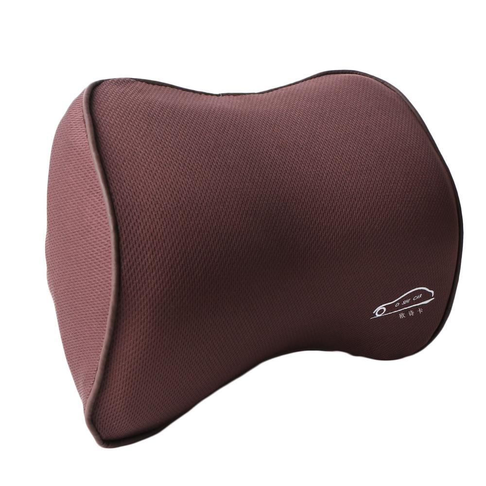 

Универсальная подушка для шеи автомобиля, хлопковый подголовник с эффектом памяти в автомобиле, уменьшает буферное давление, поддержка талии автомобиля, подушка для путешествий, облегчение Brown headrest