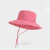 Summer Outdoor Sun Hat With Wide Brim And Solid Color Design Outdoor For
