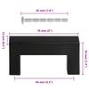 Cabinet Handles 10 pcs Black 64 mm Stainless Steel