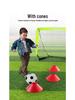 Portable Folding Children's Football Goal - Outdoor Grass Sports Activity Toy for Boys and Parent-Child Play