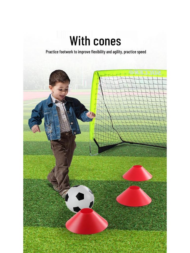 Portable Folding Children's Football Goal - Outdoor Grass Sports Activity Toy for Boys and Parent-Child Play