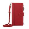 For Google Pixel 9 Pro XL Case Multi Card Slots Zipper Leather Phone Cover with Shoulder Strap/Wrist Strap
