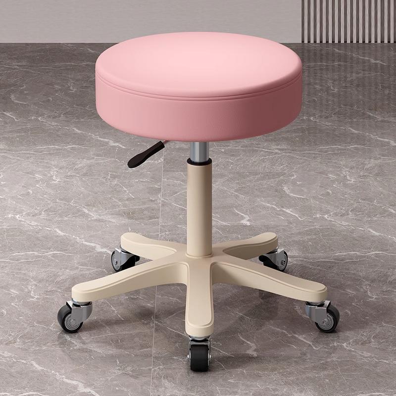Beauty Salon Swivel Stool: Hairdresser, Nail Technician, Makeup Artist, Barber Wheeled Chair