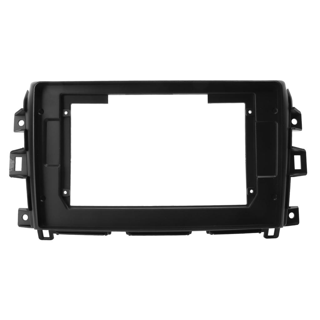 10.1in Car Stereo Radio Fascia Matte Black Dash Panel GPS Navigation Frame Replacement for NISSAN NAVARA 2014‑2015