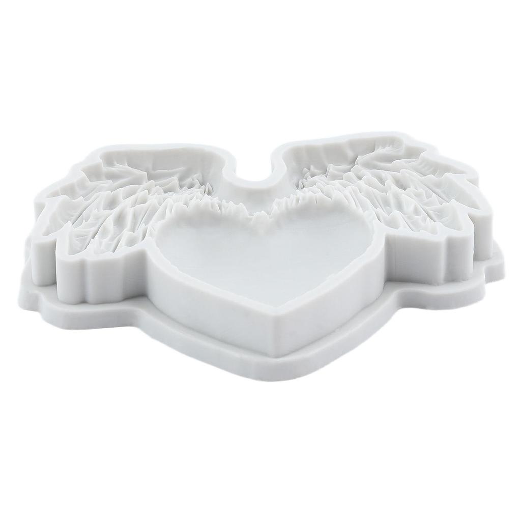 Heart Wings Silicone Mold Angel Wing Fondant Molds Cake Decorating Tools Cupcake Topper Candy Sugar Craft Gum Paste Polymer Clay