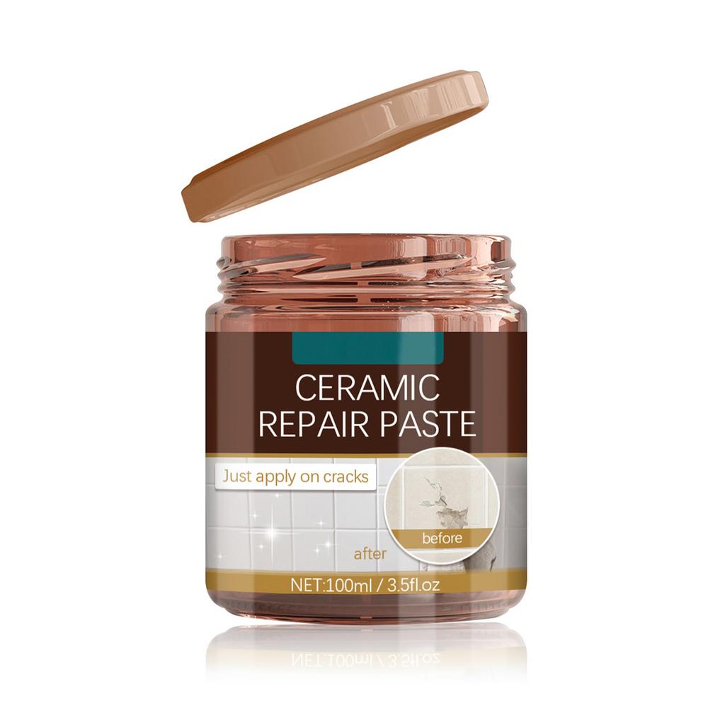 

100 мл Ремонт трещин ванны Ремонт маленьких отверстий керамической плитки Набор для ремонта стен дома Для эмали Стекловолокна Фарфора Царапины Вмятины