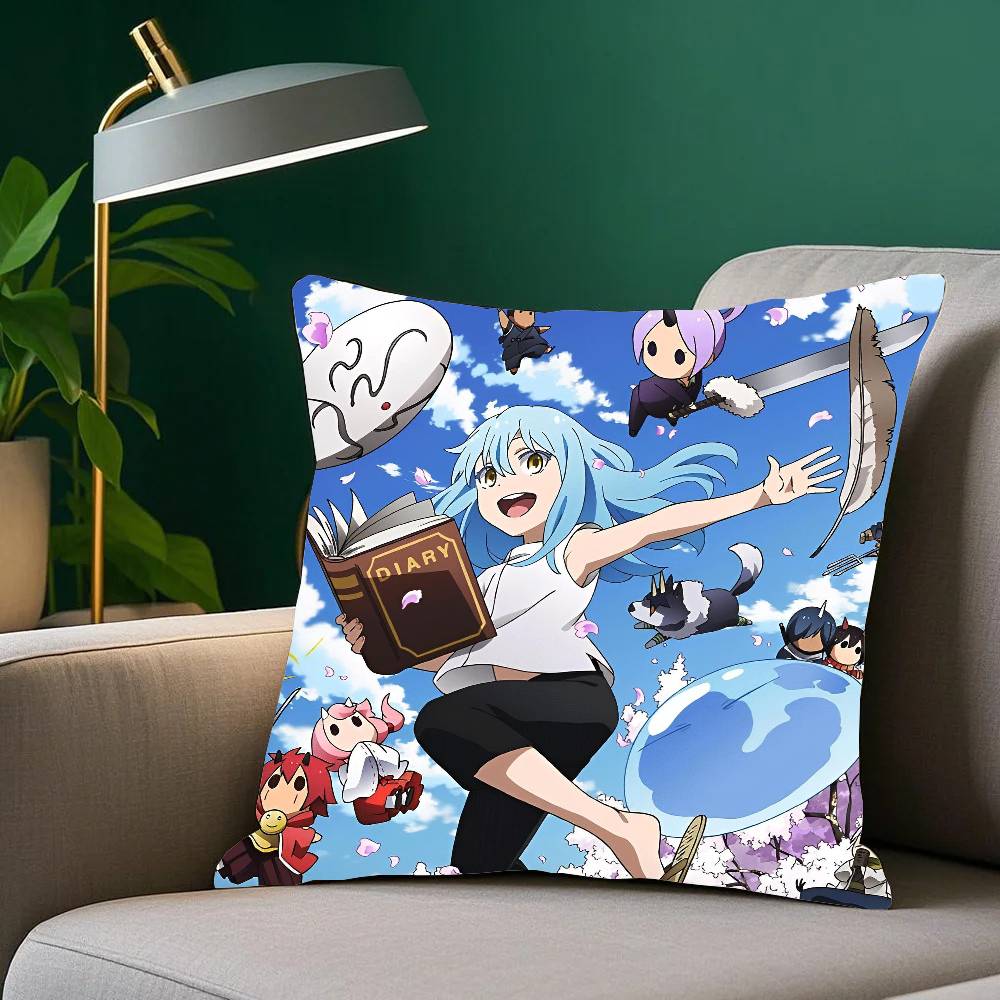 That Time I Got R-Reincarnated As A Slime Anime Pillow Case Home Decor Throw For Sofa Bed Car Room Decor Gift Idea