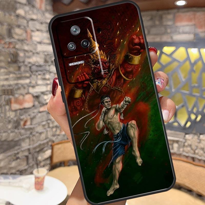 

Muay Thai Martial Art Case For Xiaomi 15 14 13 Ultra 11T 12T 13T 14T Pro POCO X7 X6 Pro X3 X5 M6 F5 F6 Pro Cover POCO X4 Pro 5G