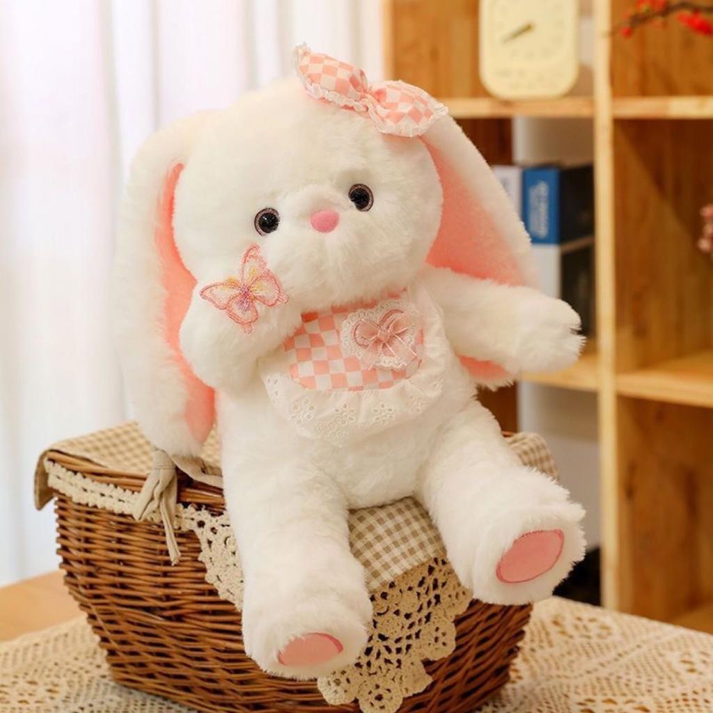 Cute Rabbit And Bear Plush Toys For Kids Doll Living Room Sofa Decoration Christmas Gift