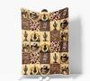 Coperta Plaid in Pile da Cowboy Western, Coperte da Cowboy Occidentali Vintage, Coperta in Flanella da Cowboy Retro del Selvaggio West a Cavallo, Morbida,