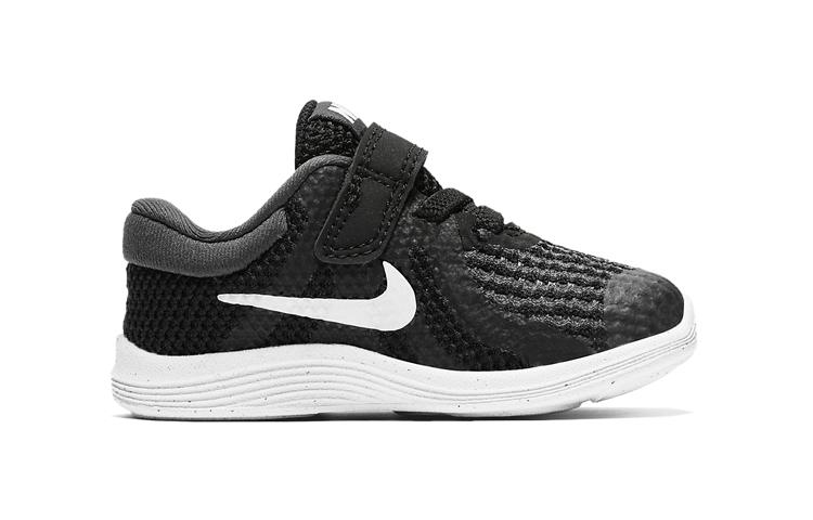Nike REVOLUTION 4 Revolution 4 Breathable Cushioning Low top Running Shoes Black Infant And Toddler 943304-006
