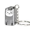 1pc Cute Small Nail Clippers with Storage Stainless Steel Compact & Portable Nail Trimmer with Blade Angle Durable Manicure Tool