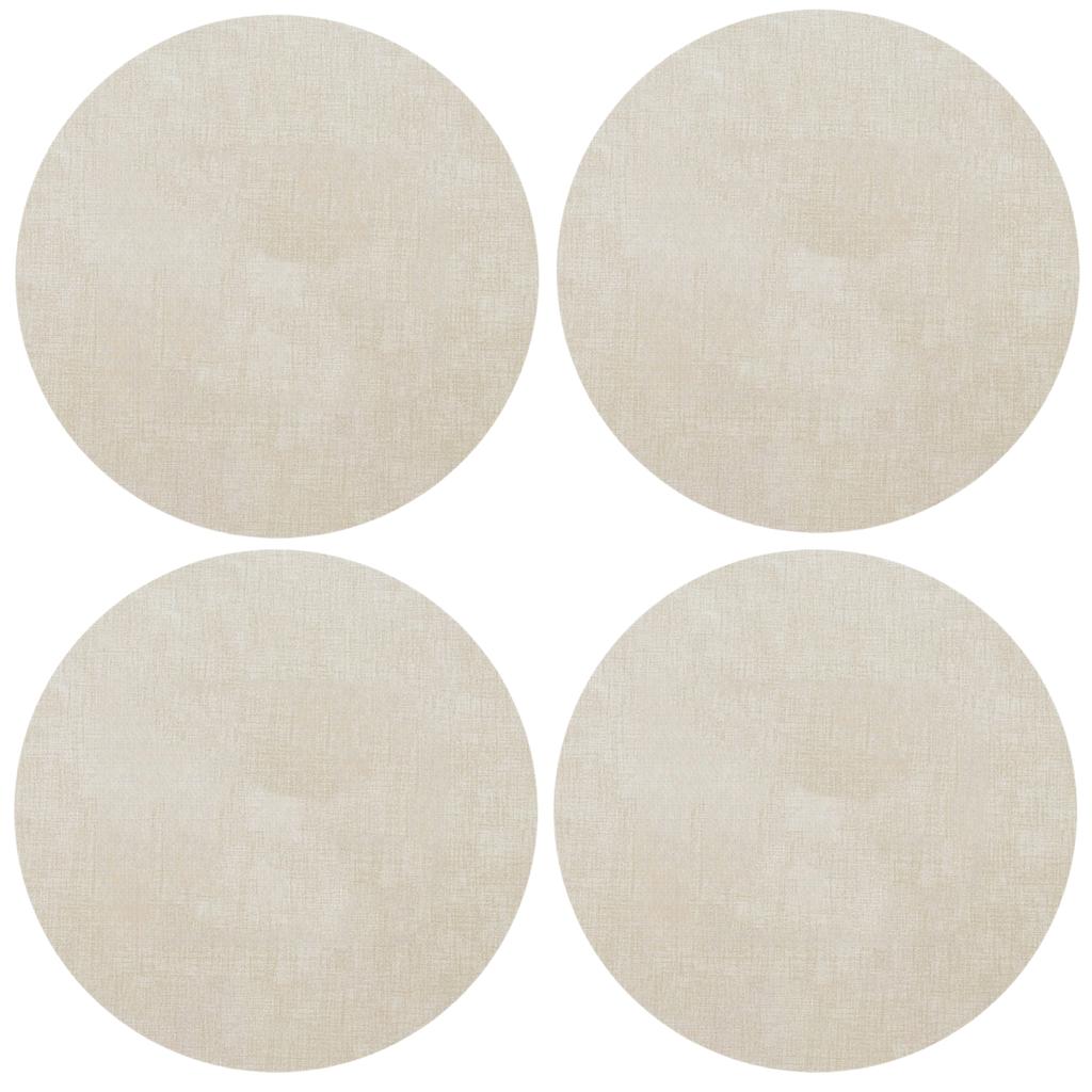 Dining Table Accessories 33cm Round Mats Casual Dining Easy Clean Placemats Elegant Dining Decor Flexible Table Placemats