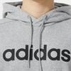 Adidas Solid Color Hoodie Casual Long Sleeve Sweatshirt Men Tops Grey JF3321
