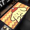Mouse Pad Yellow Bread Dog Cartoon Mousepad PC Ppompompurin Gamer Cabinet Keyboard Rug Laptop Anime Kawaii XXL Desk Mat