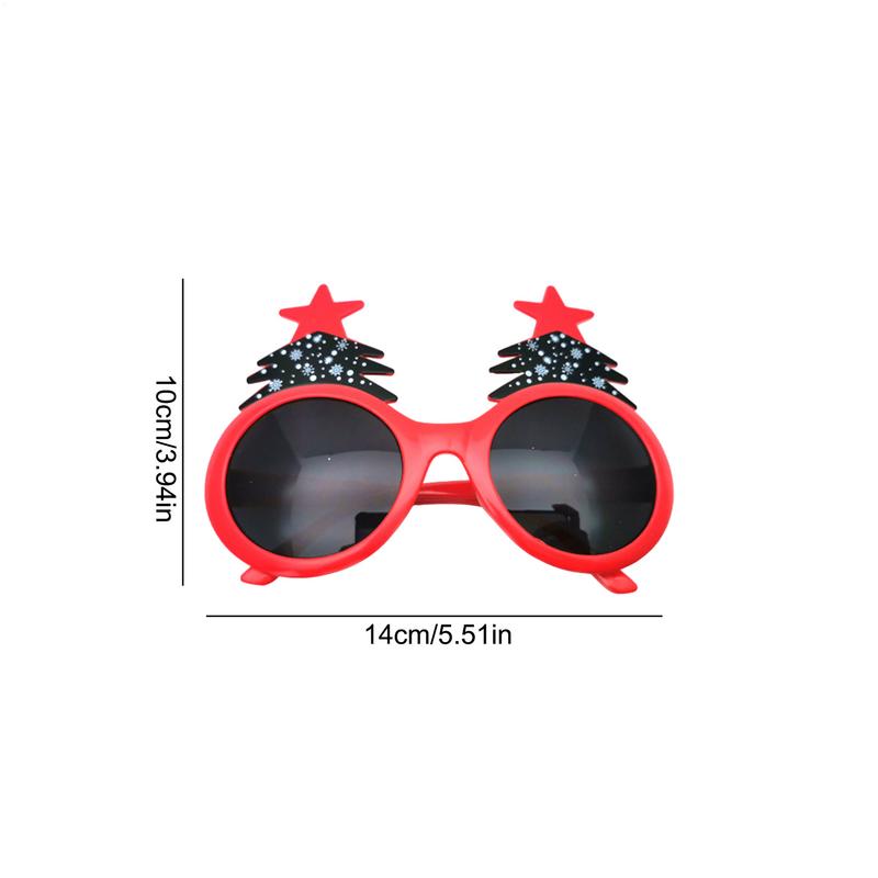Christmas Glasses To Wear Funny Holiday Glasses Christmas Decoration Photo Booth Props Costume Accessories