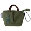 Moomin Mini Tote Key Case Snufkin Brown X Green
