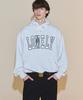 NOHANT [Fleece] Lonely/Lovely Fluff Hoodie Ash Gray