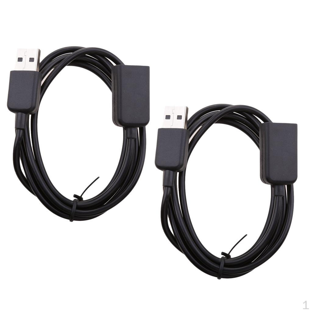 Câble De Charge USB Compatible Polar M200 / Huawei Band 4 - Câble Remplacement Pour Tracker Fitness / Montre Connectée - Noir