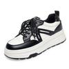 Spring Autumn White Shoes For Women New High-Elevated Thick-Soled Sports Board Shoes For Women Comfortable And Versatile