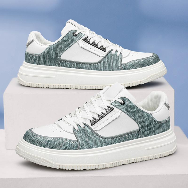 Men's board shoes new thick-soled heightening men's board shoes soft-soled breathable casual sports shoes cloth