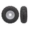 145 70 6 145x70 6 Tire Rubber Aluminum Alloy Anti Slip Explosion Proof 6 Inch Wheel Tire with Rim for ATV UTV