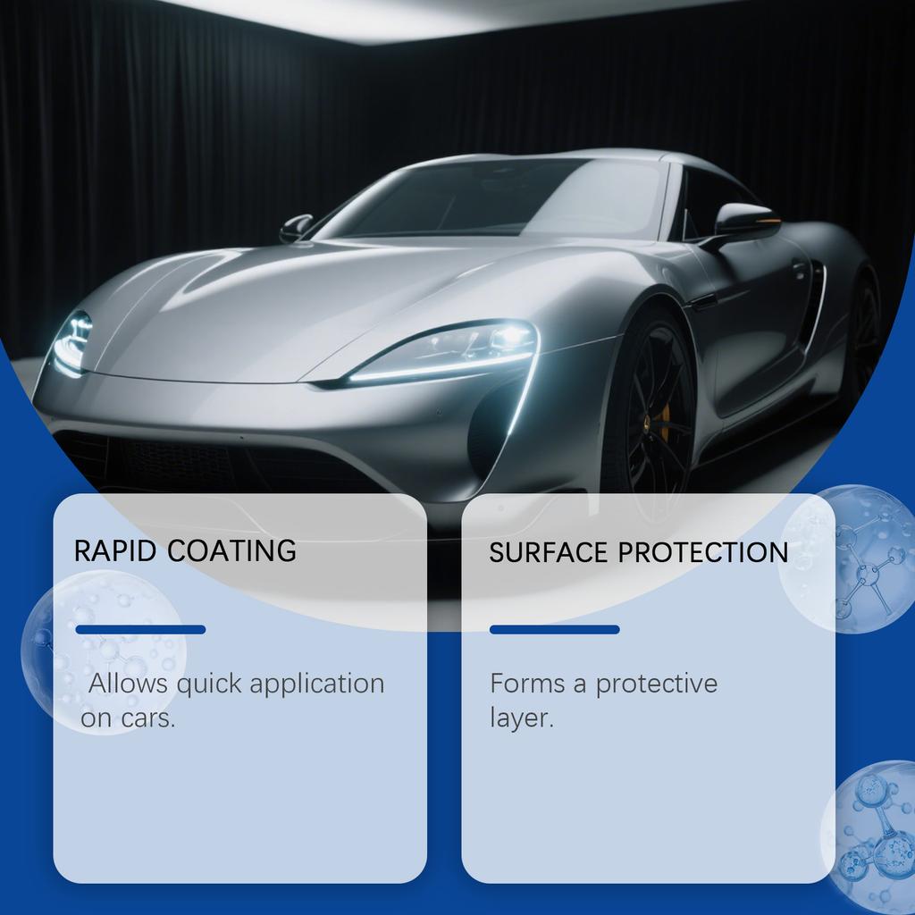 Automotive Paint Waxing Spray Crystal Plating Agent, Enhanced Coating Spray, Multi-functional Care Coating Agent (120ml)