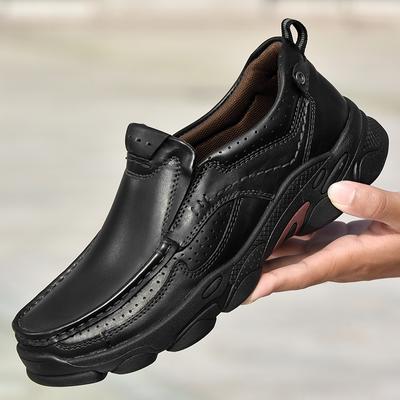 Hoge Kwaliteit Heren Echt Lederen Schoenen Comfortabele Luxe Loafers Heren Casual Schoenen Buiten Slip-on Heren Sneakers Grote Maat 38-48
