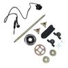 600mm Go Kart Rear Live Axle Kit with Brake Assembly Chain for 50cc 70cc 90cc ATV Quad Bike Drift Trike